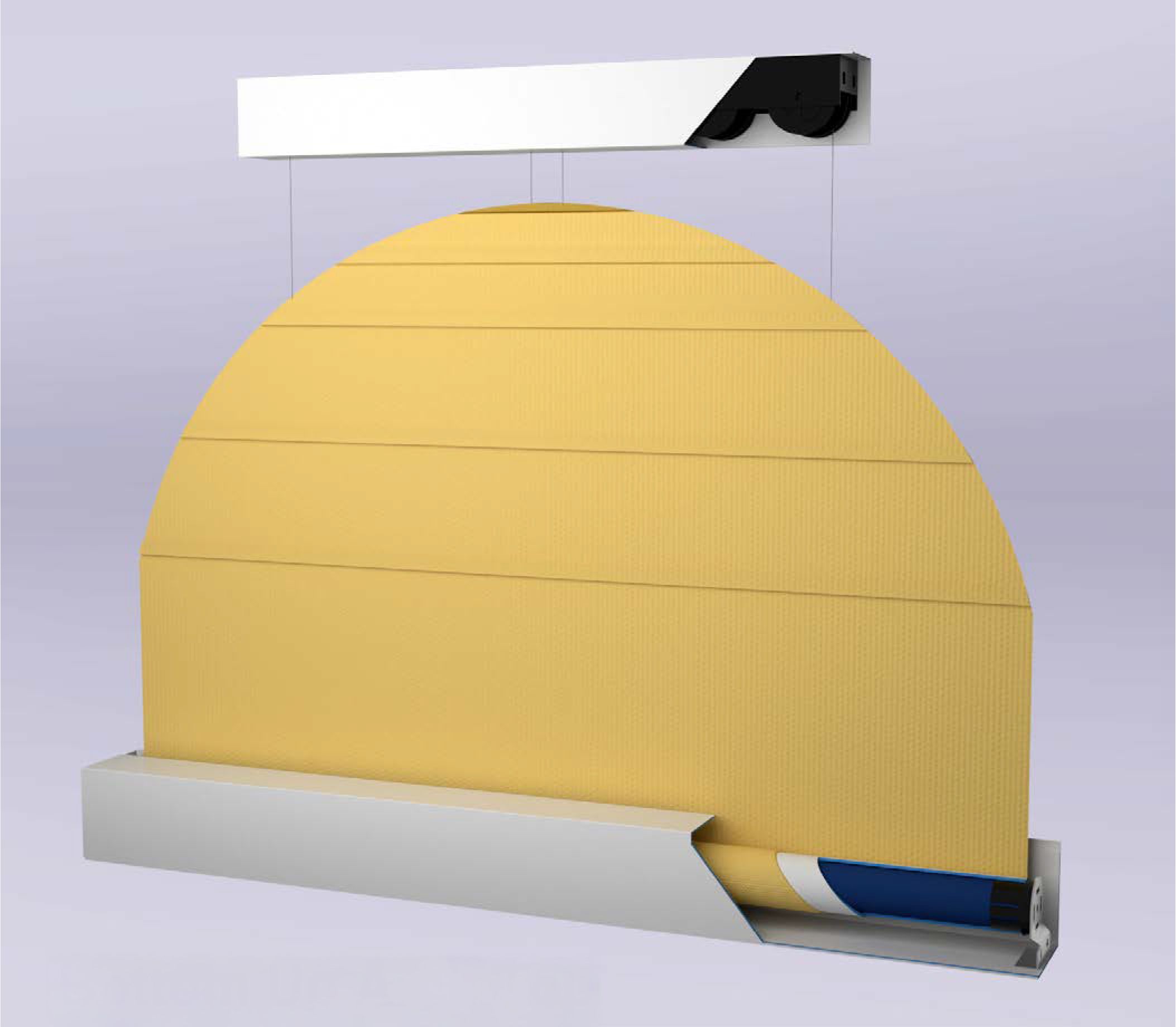 bottom up arched shade