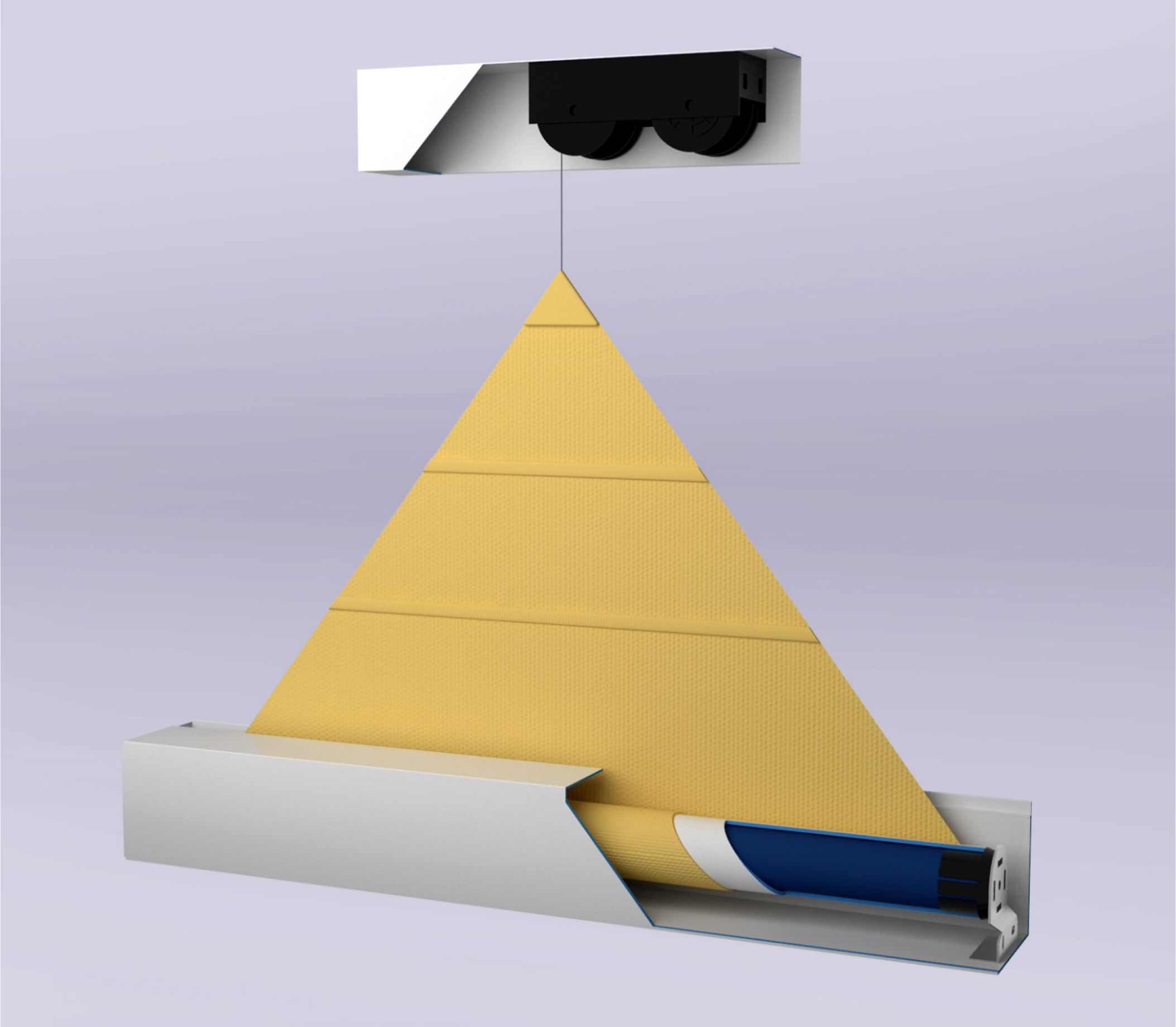 bottom up triangle shade